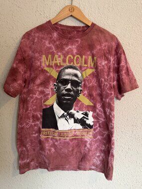 Tie-Dyed Malcolm X T-Shirt